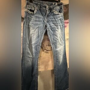 Miss Me Signature Boot sz 28 style JP70048 Rhibestine and Sequin Embellishments